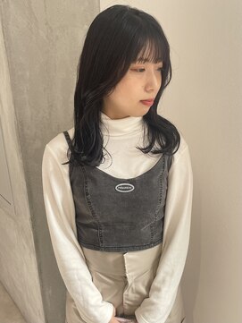 ヨーク(YOKE) 【 YOKE 】フェイクブラック就活OK顔まわりレイヤー