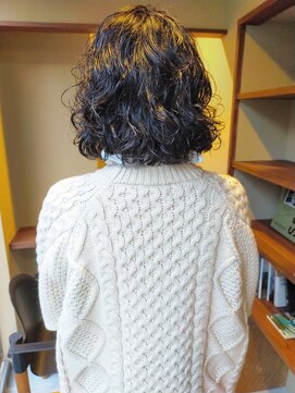 イニ(ini) 須藤 )) ボブ×パーマ