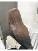 ヲタク(wotaku.)&nbsp;ミルクティーオリーブグレージュカラーブリーチなしダブルカラー