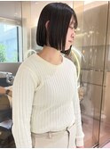 ミニボブ/ぱつっとボブ/縮毛矯正ボブ