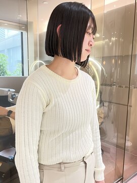 マイル 渋谷(mile) ミニボブ/ぱつっとボブ/縮毛矯正ボブ