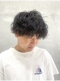 波巻きツイストスパイラルパーマ