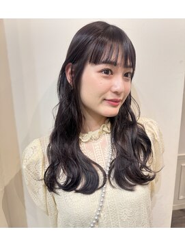 ヘアーアンドファッションシオミエイチ (hair＆fashion shiomi H) ラベンダーブラウン