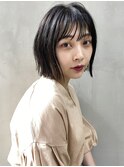 ボブ 前髪 ショート