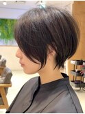 30代40代50代大人ナチュラルレイヤーショートボブ