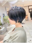 くびレイヤーショート前下がりショート20代30代40代