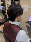 30代大人男性マッシュ×センターパートニュアンスパーマ