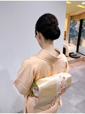 訪問着着付けヘアセット
