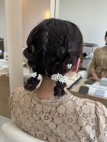 ラヴィズム 松崎店(LUVISM)&nbsp;結婚式ヘアセット/ツインアレンジ/羊アレンジ
