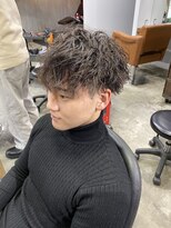 メンソウル(MENSOUL)&nbsp;波巻きスパイラルパーマメンズマッシュパーマツイストパーマ