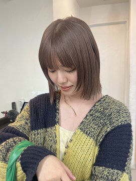 ミーム 原宿 表参道(meme) ☆ハイトーンブリーチミルクティーカラーホワイトベージュカラー