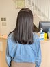 【中嶌・前田指名】　ナチュラルストレート＋骨格補正カット