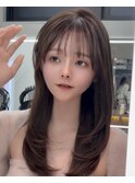 縮毛矯正・ストレート/くびれヘア/夏のヘアアレンジ