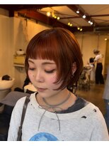 アデ オモテサンドウ(ade omotesando) デザイン性のあるミニマムボブ