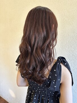 エルサフィロ キタハマ(el zafiro kitahama) 20×30×40代×透明感×艶感×髪質改善×ピンクベージュ