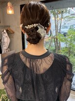 スミス 上野(smith)&nbsp;ヘアセットお呼ばれヘアアップスタイル