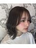 【ナチュラルな仕上がり♪】似合わせカット+顔まわりストレート ¥9900