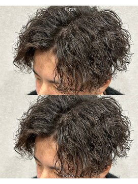 センターパート×ツイストスパイラル