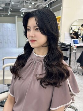 シェノン サントル(CHAINON CENTRE) 梅田/黒髪/クラゲヘアー/オリーブグレー/小顔/ココアベージュ