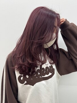 アニー 松戸(ANNI) ピンクベージュ/ニュアンスパーマ/イメチェンヘアスタイル/松戸