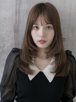 POCKET郡山安積店 ショートカットレイヤーカット髪質改善縮毛矯正【4月1日OPEN予定】&nbsp;ミディアムヘア/暗めカラー/グランマッシュ/郡山