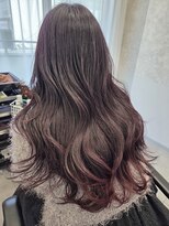 トッカ 茨木(tocca)&nbsp;【ブリーチ無しカラー】髪質改善カラー×艶々ボルドー★