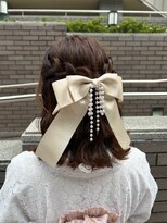バサラ 大阪梅田店(VASARA) 卒業式ヘア 袴ヘア ハーフアップ 着物ヘア 浴衣ヘア