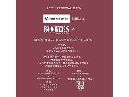 ヴォイスヘア(voice hair)の写真