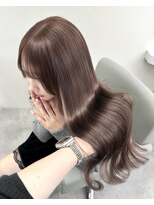 ベレーザ 川越(Beleza)&nbsp;ba16988_ラテグレージュブリーチなし透明感カラーワンホンヘア艶