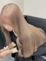 ベレーザ 川越(Beleza)&nbsp;ba15244_ミルクティーベージュハイトーンカラー艶レイヤーカット