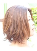 毛先ニュアンスボブ