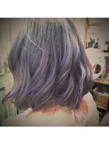 キミ(kimi)&nbsp;【ｋｉｍｉ】ラベンダーマーメイドアッシュくせ毛風ボブ