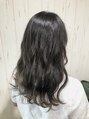 ネイビー(hair salon NAVY)&nbsp;透明感！ダークアッシュ&波系ルーズスタイル