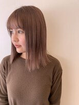 シキ 渋谷(siki) 【siki】ピンクベージュロブ(原宿/表参道)