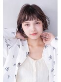 【恵比寿ro-ro】大人オン眉ショートボブ×モカベージュ