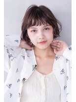 ロロ(ro-ro)&nbsp;【恵比寿ro-ro】大人オン眉ショートボブ×モカベージュ