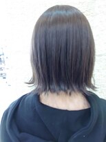 シャンティ 円山店(Shanti)&nbsp;外ハネ切りっぱなしボブ×ラベンダーアッシュ【前田 ヨシヒロ】