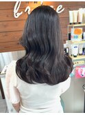 グレージュ×透明感×艶髪☆