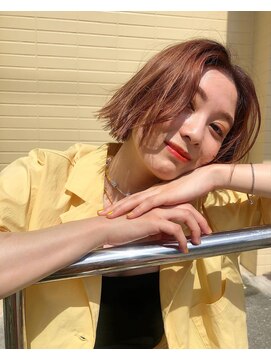 キズキ(KIZUKI) 【KIZUKI】ラフなオレンジベージュとボブ☆