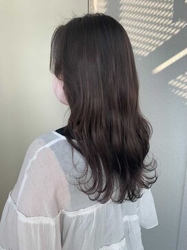 ジーナ 博多(Zina) 【Zina】カーキグレージュ/ロブヘア/ダークアッシュ20代30代40代