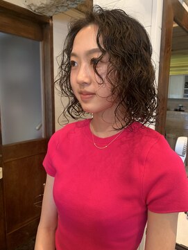 ラレイ(Lalei) ＊こまかめスパイラルパーマ×ミディアムヘア