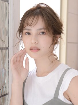 ロアー ヘアー ワメン(RAWR hair WaMen) 【RAWR】大人ゆるポニー_ロングヘアアンジ