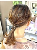 シンプルローポニー【ヘアセット/新横浜】