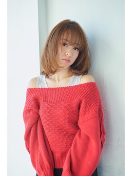 ラル(Lull) 大人可愛いモテ髪ふんわりカールボブ