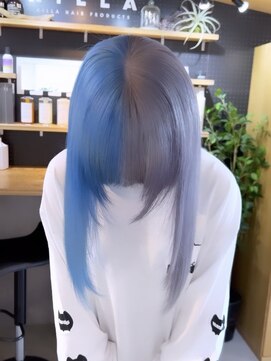 キラ 原宿(KILLA) 大人ガーリーチョコレートモード小顔プリカールハイトーンカラー