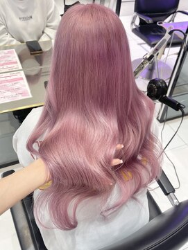 キーン 吉祥寺店(keen) 《keen×カネコ》ホワイトピンク×ウェーブヘア