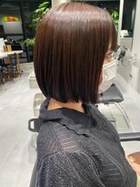 ヴォロ 佐賀(VoLo)&nbsp;切りっぱなしボブ/美髪/ピンクブラウン[佐賀駅]