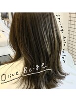 ジェネ(jene) オリーブベージュ×ローレイヤー