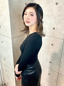 ミズチャーム(Ms.CHARM) インナーカラー/カーキベージュ