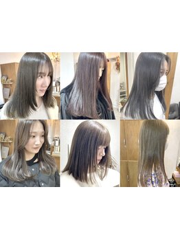 ブリーチ毛でも綺麗なストレート◇手触りなめらかな仕上がりに！髪質改善ストレートでするんっとまとまる♪